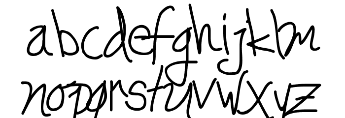 Edgar da cool Font LOWERCASE