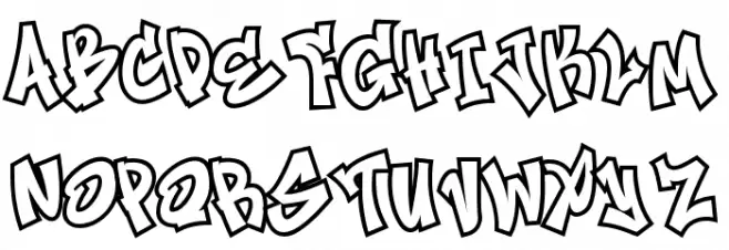 Edge Bolt Outline Outline フォント 大文字