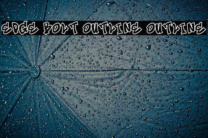 Edge Bolt Outline Outline Example 1