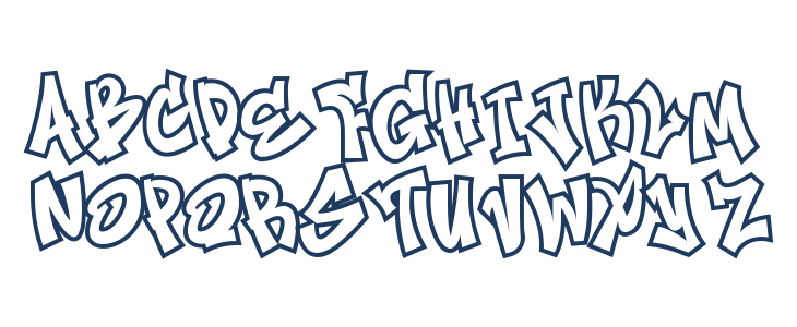 Edge Bolt Outline Outline Lowercase