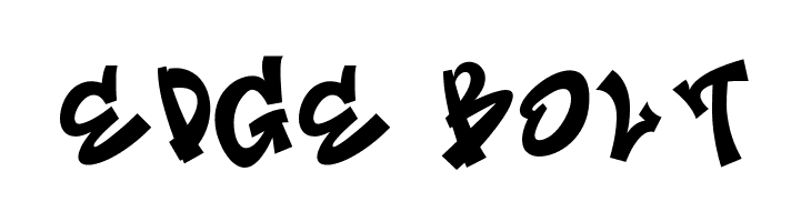 Edge Bolt  नि: शुल्क फ़ॉन्ट्स डाउनलोड