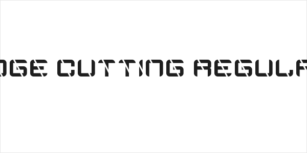Edge Cutting Regular Logo