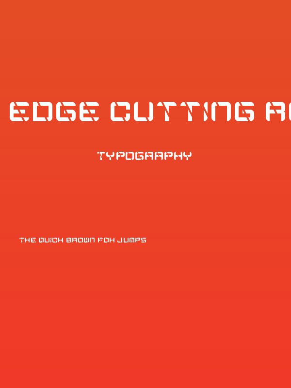 Edge Cutting Regular Poster