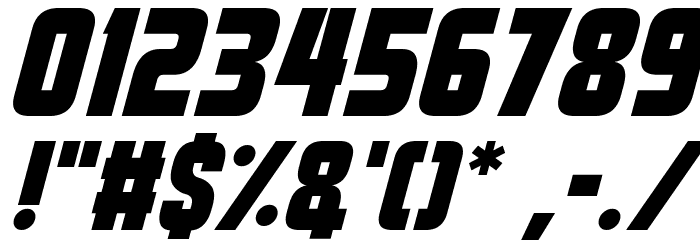 Edge Of Madness Italic Font OTHER CHARS