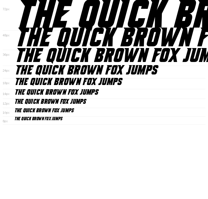 Edge Of Madness Italic Waterfall