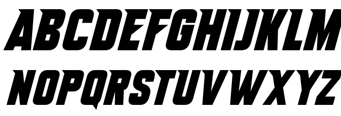 Edge Of Madness Italic Font LOWERCASE
