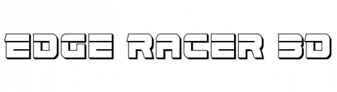 Edge Racer 3D  नि: शुल्क फ़ॉन्ट्स डाउनलोड