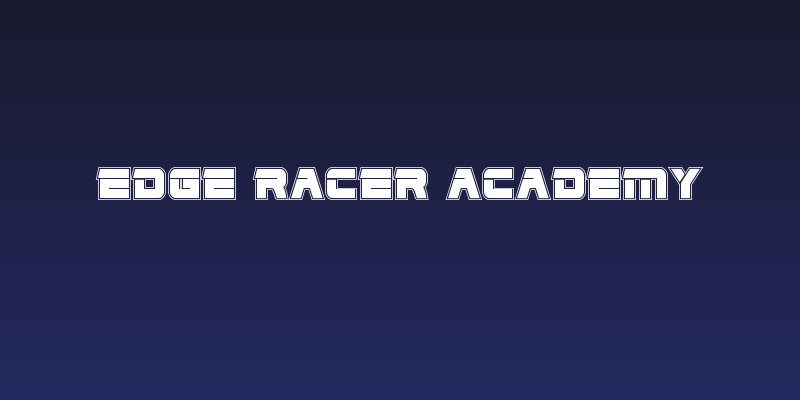 Edge Racer Academy Social Header