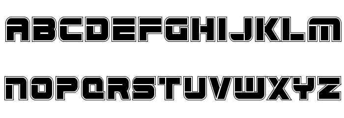 Edge Racer Academy Font LOWERCASE