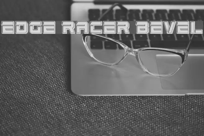 Edge Racer Bevel Font examples