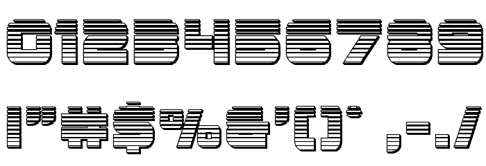 Edge Racer Chrome Font OTHER CHARS
