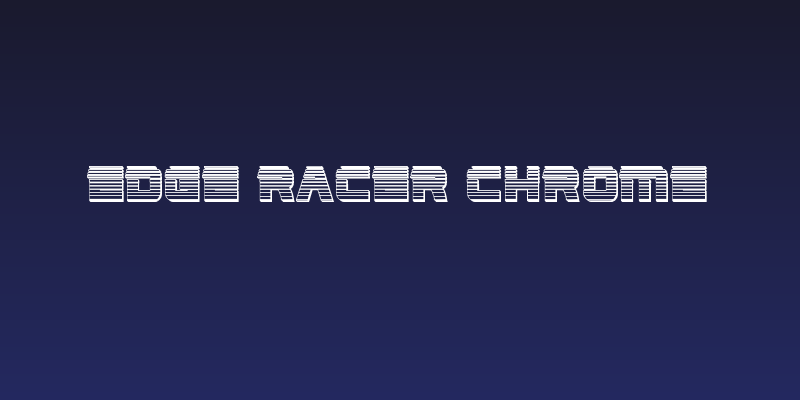 Edge Racer Chrome Social Header