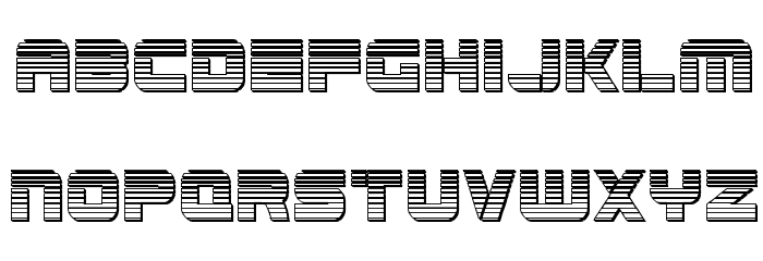 Edge Racer Chrome Font LOWERCASE