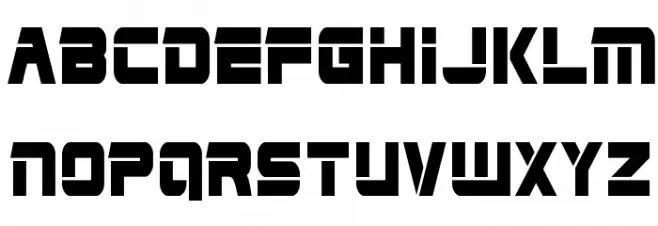 Edge Racer Condensed Font Litere mari