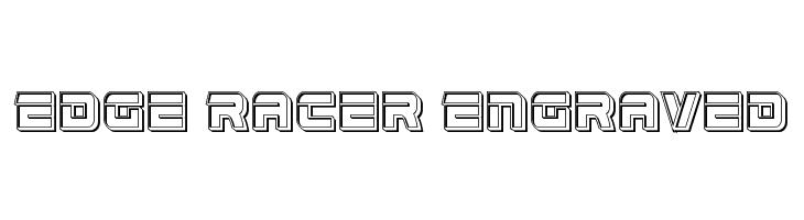 Edge Racer Engraved  नि: शुल्क फ़ॉन्ट्स डाउनलोड
