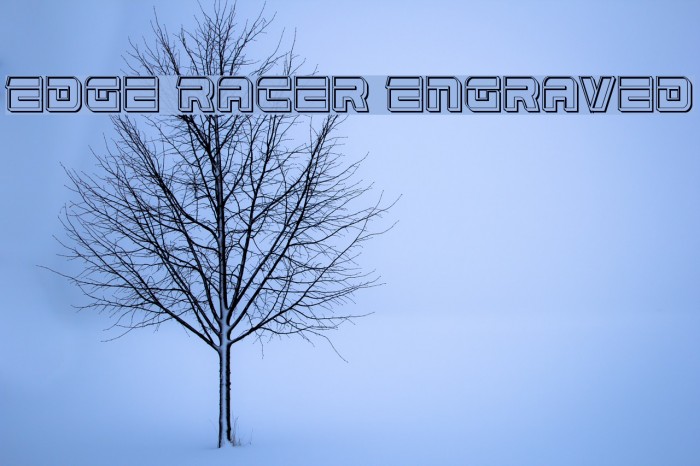 Edge Racer Engraved Example 1