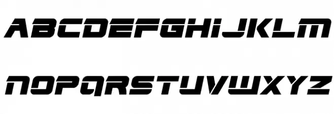 Edge Racer Expanded Italic Шрифта ВЕРХНИЙ