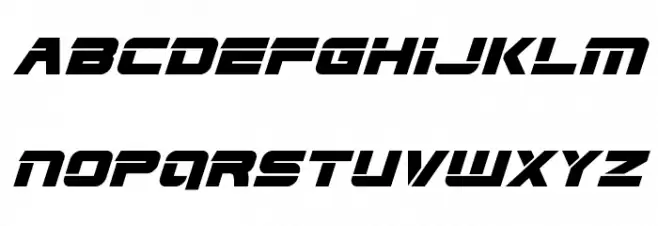 Edge Racer Expanded Super-Italic Schriftart Groß