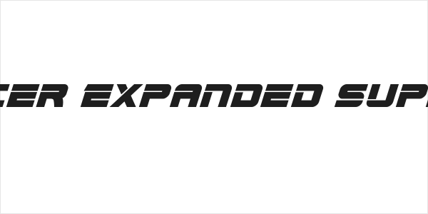 Edge Racer Expanded Super-Italic Logo