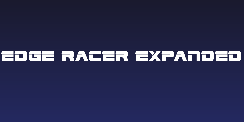 Edge Racer Expanded Social Header