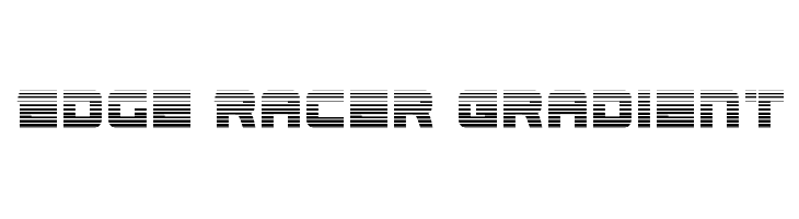 Edge Racer Gradient  Fuentes Gratis Descargar