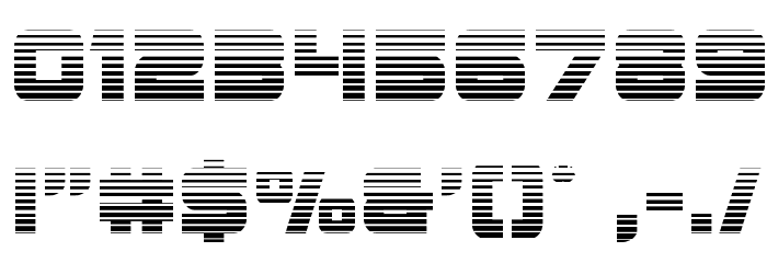 Edge Racer Gradient Font OTHER CHARS