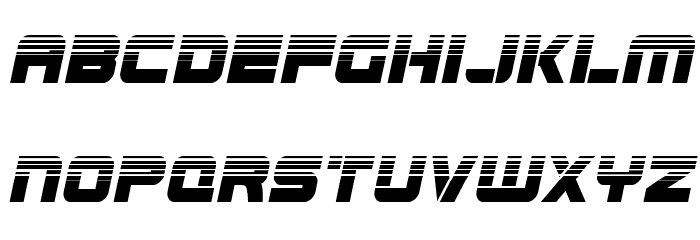 Edge Racer Halftone Italic Font LOWERCASE