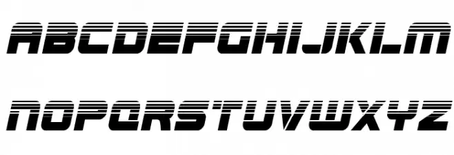 Edge Racer Halftone Italic Fonte MINÚSCULAS