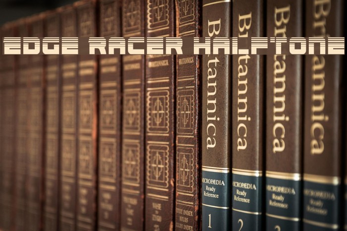 Edge Racer Halftone Example 3