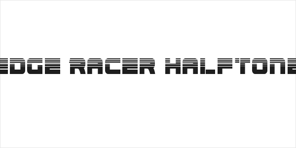 Edge Racer Halftone Logo