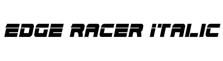 Edge Racer Italic  لخطوط تنزيل