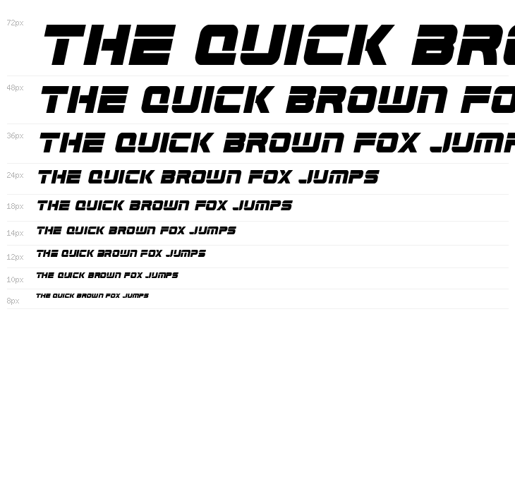 Edge Racer Italic Waterfall