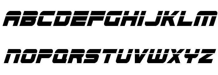 Edge Racer Laser 2 Super-Italic 字体 小写