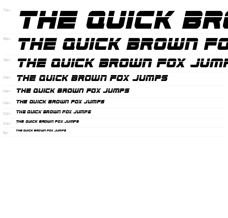 Edge Racer Laser Italic 2 Waterfall