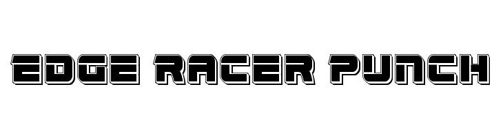Edge Racer Punch Font