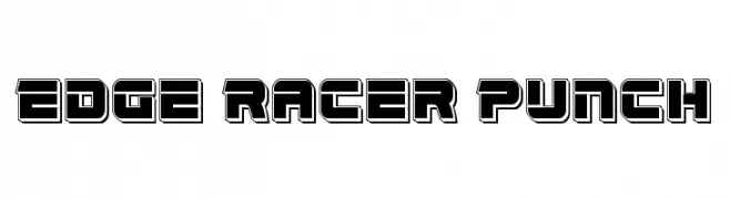 Edge Racer Punch  Frei Schriftart Herunterladen