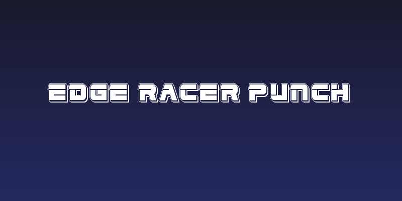 Edge Racer Punch Social Header