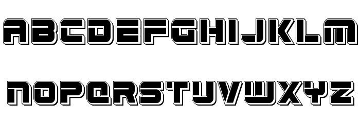 Edge Racer Punch Font LOWERCASE
