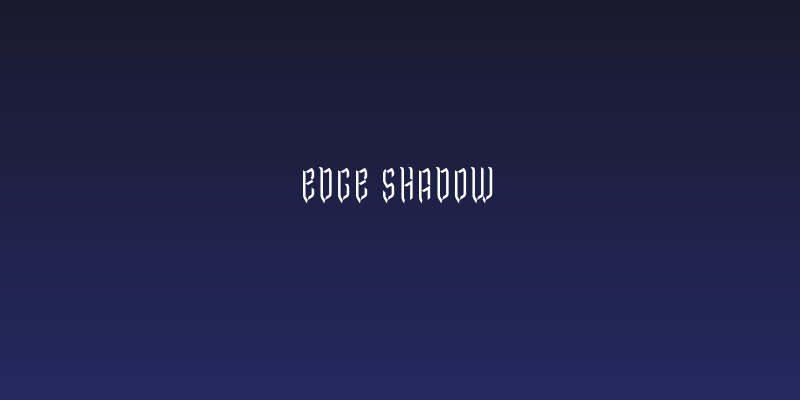 Edge Shadow Social Header