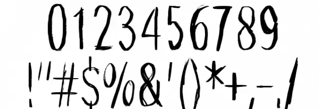 Edge Font OTHER CHARS