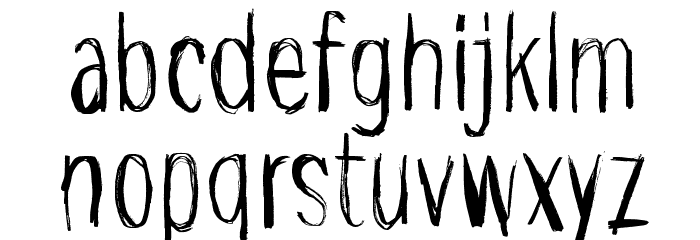 Edge Font LOWERCASE