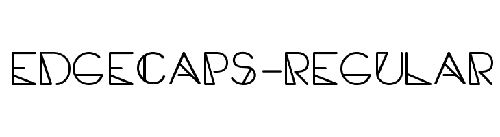 EdgeCaps-Regular  नि: शुल्क फ़ॉन्ट्स डाउनलोड