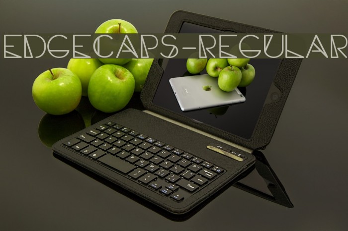 EdgeCaps-Regular Font examples