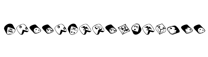 EdgedFacesKantig Font