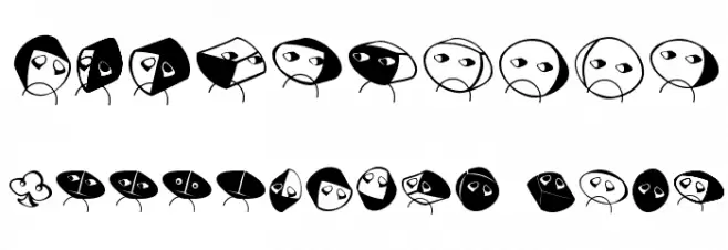 EdgedFacesKantig Font OTHER CHARS