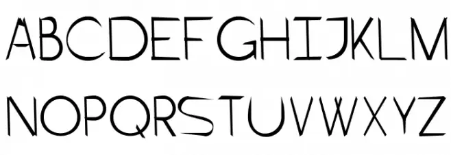 Edges normal フォント 大文字