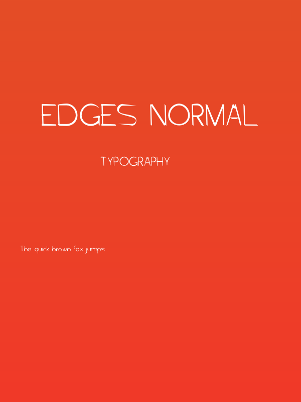 Edges normal Poster