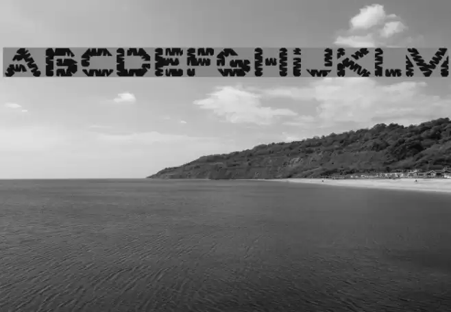 Edgewater Font examples