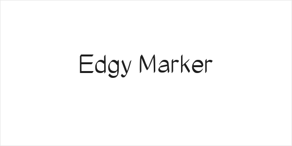 Edgy Marker Logo