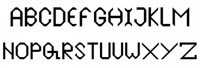 Edgy Regular Fuentes MAYÚSCULAS